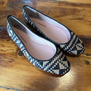 Rebecca Minkoff Woven Leather Ballet Flats – 37/7